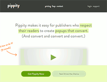 Tablet Screenshot of pippity.com